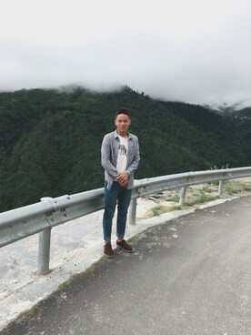 「Selected   （-）のアイテム」を使った、Kelsang1987さん（メンズ・179cm）の夏コーディネート
