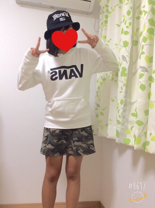 岡田萌花 ムラサキスポーツのパーカーを使ったコーディネート Wear