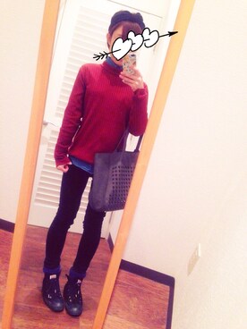 miiさん（レディース・151cm）の冬コーディネート