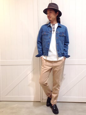 「MYSELF ABAHOUSE（マイセルフアバハウス）のアイテム」を使った、OGさん（メンズ・173cm）の冬コーディネート