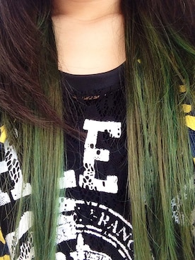 「greenhair」｜Swlammmさん（レディース・160cm）の夏コーディネート