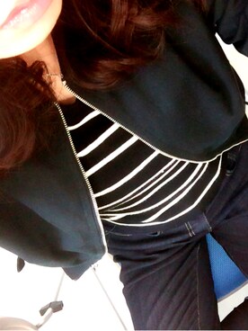 「CLOSE-UP（クローズアップ）のアイテム（ジャケット/アウター）」を使った、た ら ん ち ゅ ら ✡｡:*さん（レディース・158cm）の春コーディネート
