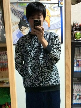 「WEGO（ウィゴー）のアイテム（ジャージ）」を使った、😎ともちん😎さん（メンズ・173cm）の秋コーディネート