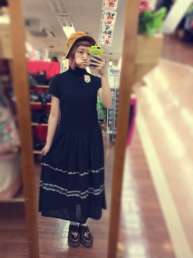「JUNKO SHIMADA（ジュンコシマダ）のアイテム（その他シューズ）」を使った、△さん（レディース・157cm）の秋コーディネート