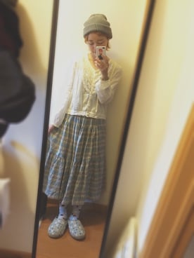 「used mix」｜「アイテム（ニットキャップ/ビーニー）」を使った、△さん（レディース・157cm）の夏コーディネート