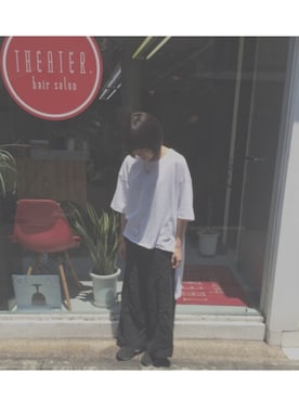 「イメチェン」｜「アイテム（その他）」を使った、△さん（レディース・157cm）の夏コーディネート
