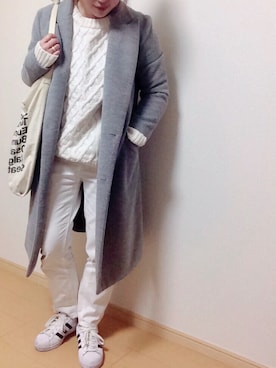 「DHOLIC（ディーホリック）のアイテム（その他アウター）」を使った、♡YUPPY♡さん（レディース・156cm）の冬コーディネート