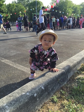 「JOE FRESH（フレッシュ）のアイテム」を使った、Uiさん（キッズ・61cm）の夏コーディネート