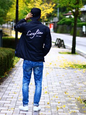 「Leyline」｜「アイテム（その他）」を使った、K.さん（メンズ・180cm）の秋コーディネート