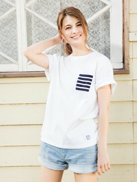 「マギー」｜Right-on 本社スタッフさん（レディース・171cm）の春コーディネート