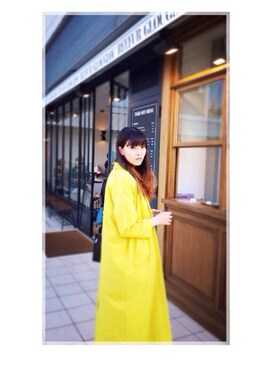 「asos（エイソス）のアイテム（その他アウター）」を使った、FannyChienさん（レディース・177cm）の春コーディネート