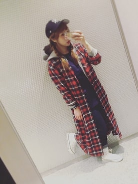 「Johnbull Private labo（ジョンブルプライベートラボ）のアイテム（その他アウター）」を使った、みけさん（レディース・156cm）の秋コーディネート