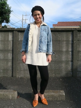「GAP（ギャップ）のアイテム（ジャケット/アウター）」を使った、AOIさん（レディース・160cm）の秋コーディネート