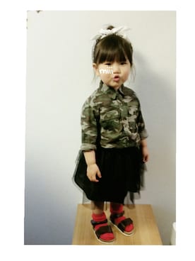 みー🐱さん（キッズ・90cm）の春コーディネート