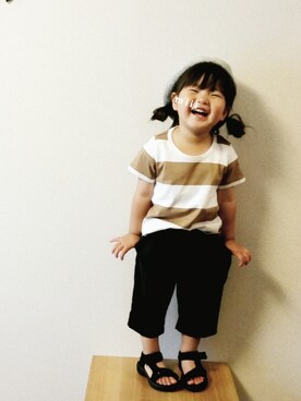 みー🐱さん（キッズ・90cm）の春コーディネート