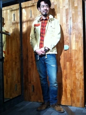 KJさん（メンズ・180cm）の春コーディネート