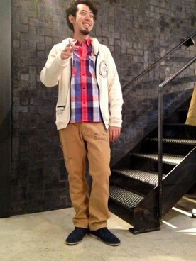 KJさん(メンズ・180cm)の春コーディネート