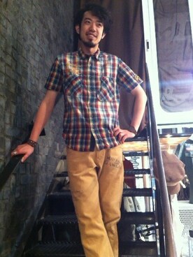 KJさん(メンズ・180cm)の春コーディネート