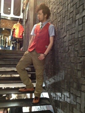 KJさん（メンズ・180cm）の春コーディネート