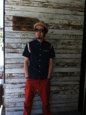 KJさん(メンズ・180cm)の春コーディネート