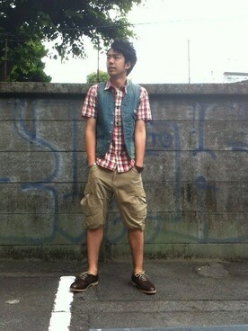 KJさん（メンズ・180cm）の夏コーディネート