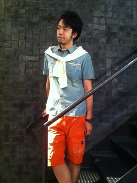 KJさん（メンズ・180cm）の夏コーディネート