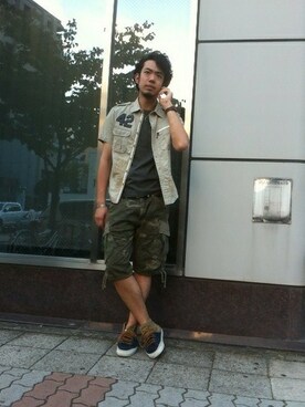 KJさん（メンズ・180cm）の夏コーディネート