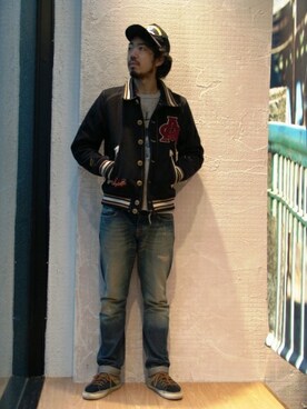 KJさん（メンズ・180cm）の冬コーディネート