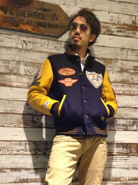 KJさん（メンズ・180cm）の冬コーディネート