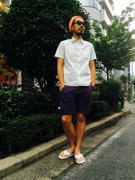 KJさん（メンズ・181cm）の夏コーディネート