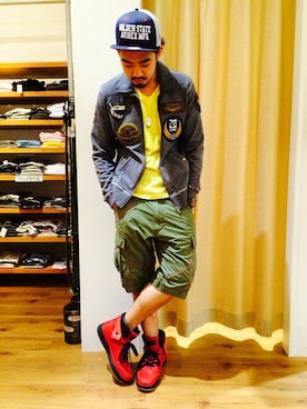 KJさん（メンズ・181cm）の夏コーディネート