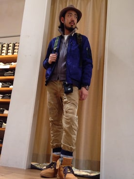 KJさん(メンズ・181cm)の冬コーディネート