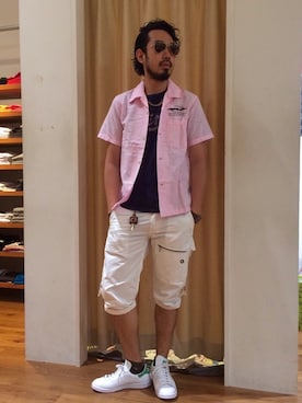 KJさん（メンズ・181cm）の春コーディネート