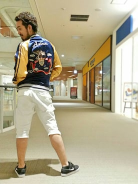 「ららぽーと富士見」｜「アイテム（ブルゾン）」を使った、KJさん（メンズ・181cm）の夏コーディネート