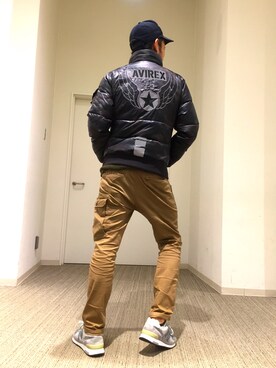 「ららぽーと富士見」｜「アイテム（ブルゾン）」を使った、KJさん（メンズ・181cm）の秋コーディネート