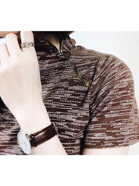 「Daniel Wellington」｜NAOさん（レディース・161cm）の夏コーディネート