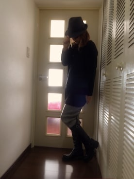 「IROIRO（イロイロ）のアイテム」を使った、comakeiさん（レディース・166cm）の冬コーディネート