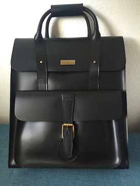 「Dr. Martens（ドクターマーチン）のアイテム（バックパック/リュック、ブラック系）」を使った、kokiさん（メンズ）の秋コーディネート