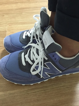 「NEW BALANCE（ニューバランス）のアイテム（スニーカー、ブルー系）」を使った、kokiさん（メンズ）の秋コーディネート