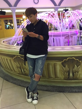 「STREAM TRAIL（ストリームトレイル）のアイテム」を使った、L.Tさん（レディース・163cm）の秋コーディネート