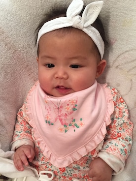 「おめかしコーデ」｜saraさん（キッズ・60cm）の冬コーディネート