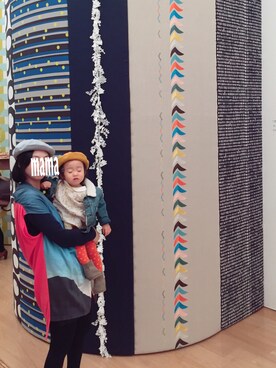 「ミナペルホネン」｜「アイテム（その他）」を使った、yuaさん（キッズ・70cm）の冬コーディネート