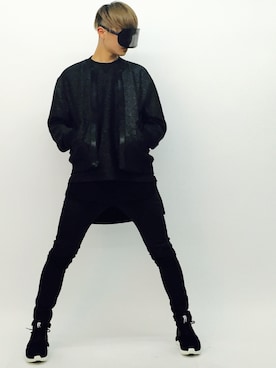 「alexanderwang（アレキサンダーワン）のアイテム（ブルゾン）」を使った、HALO TOKYOさん（メンズ・185cm）の春コーディネート