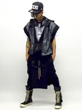 「KTZ（ケイティーゼット）のアイテム（キャップ）」を使った、HALO TOKYOさん（メンズ・181cm）の春コーディネート