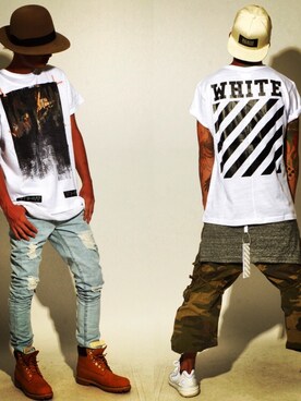 「PIGALLE(ピガール)のアイテム(帽子)」を使った、HALO TOKYOさん(メンズ・184cm)の夏コーディネート