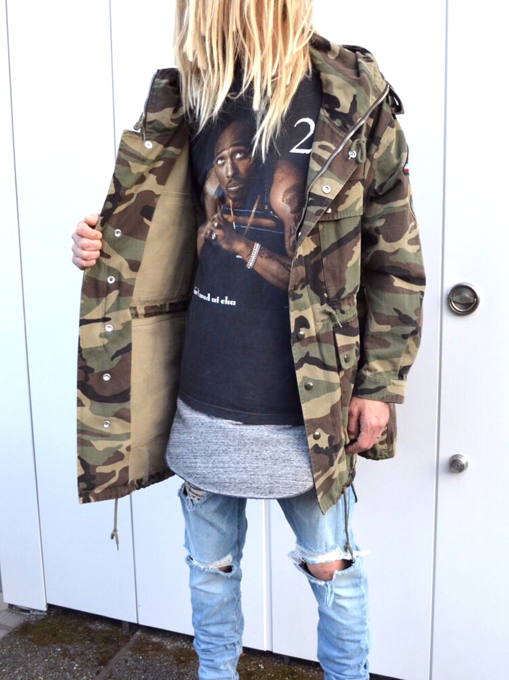 supreme シュプリーム 2015AW ネックウォーマー カモフラ Supreme