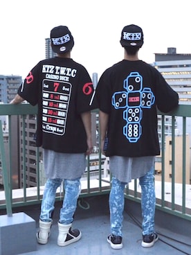 「KTZ（ケイティーゼット）のアイテム（キャップ）」を使った、HALO TOKYOさん（メンズ・178cm）の秋コーディネート