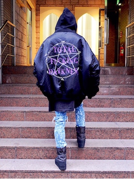 「vetements」｜「アイテム（ナイロンジャケット）」を使った、HALO TOKYOさん（メンズ・178cm）の秋コーディネート