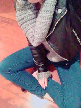 moeさん（レディース・154cm）の冬コーディネート