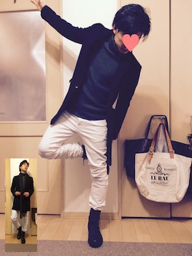 takaさん（メンズ・170cm）の冬コーディネート